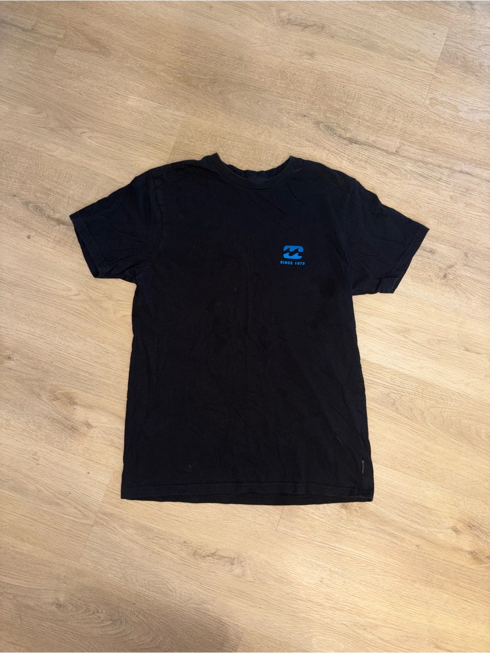 Billabong Tee with Small Blue Chest Logo